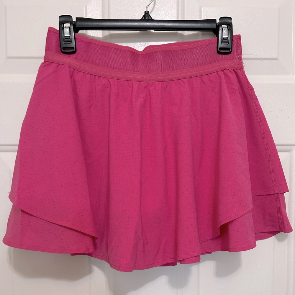 Vibrant Pink Tennis Golf Pickleball Active  Sporty Skort Skirt